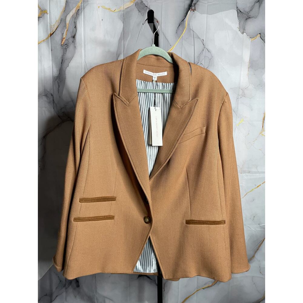 Veronica Beard Dickey Jacket - Khaki Size 24